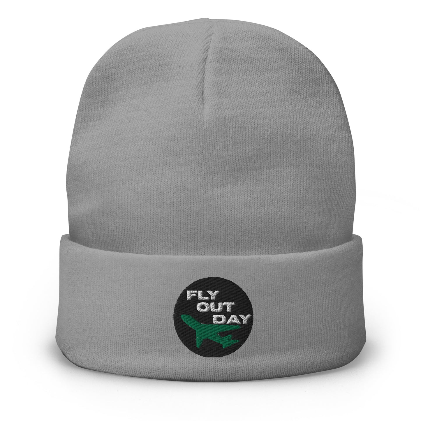 Fly Out Day Embroidered Beanie