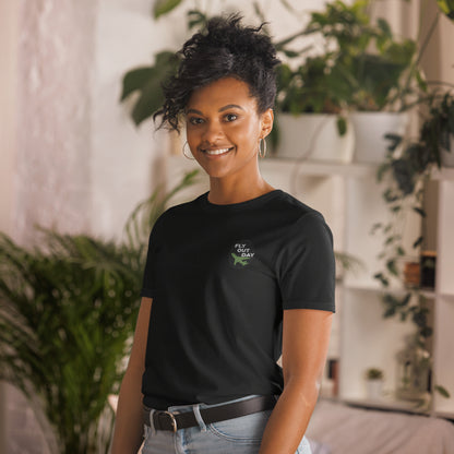 Fly Out Day Embroidered Short-Sleeve Unisex T-Shirt